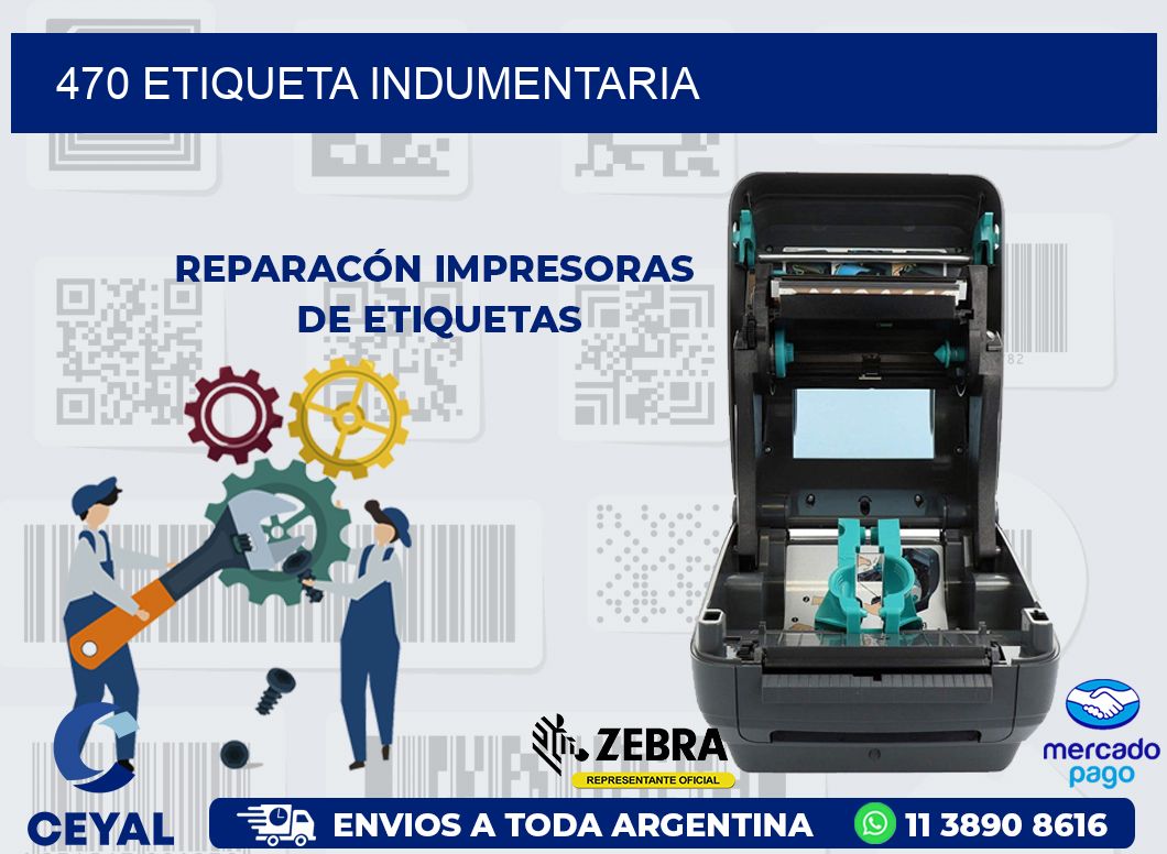 470 ETIQUETA INDUMENTARIA
