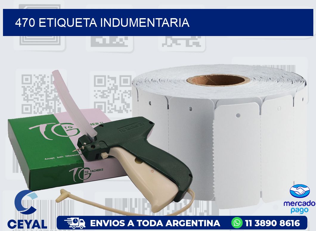 470 ETIQUETA INDUMENTARIA