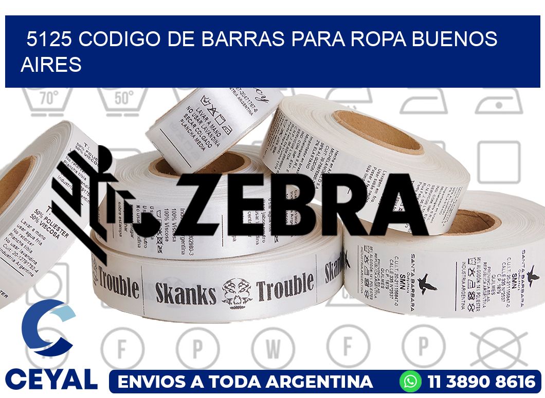 5125 CODIGO DE BARRAS PARA ROPA BUENOS AIRES