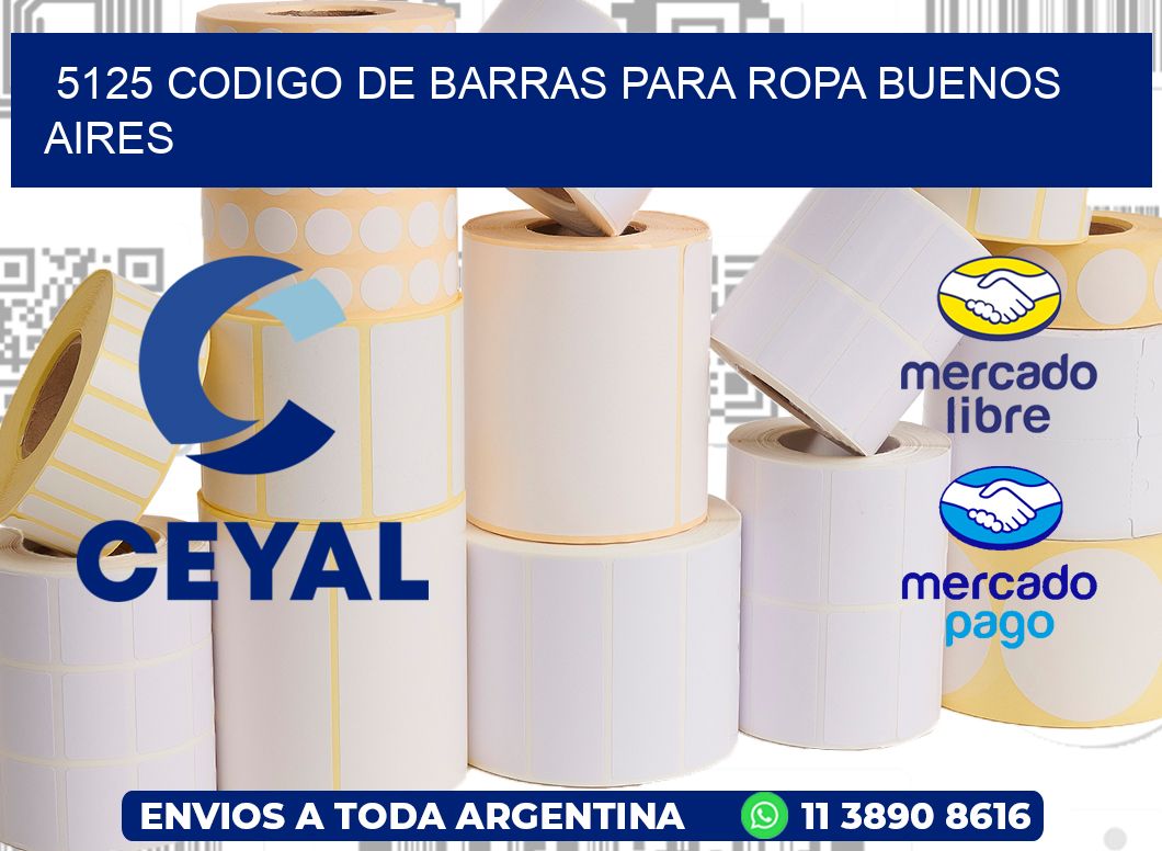 5125 CODIGO DE BARRAS PARA ROPA BUENOS AIRES
