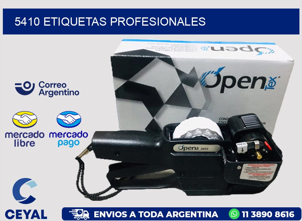 5410 ETIQUETAS PROFESIONALES