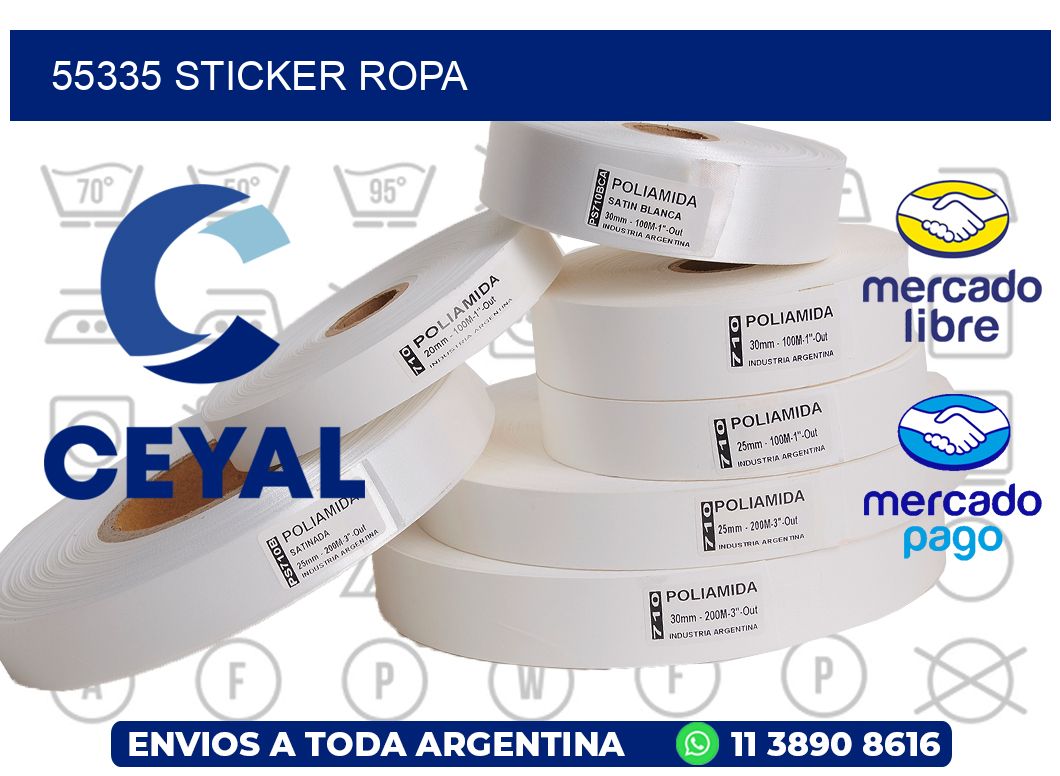 55335 STICKER ROPA