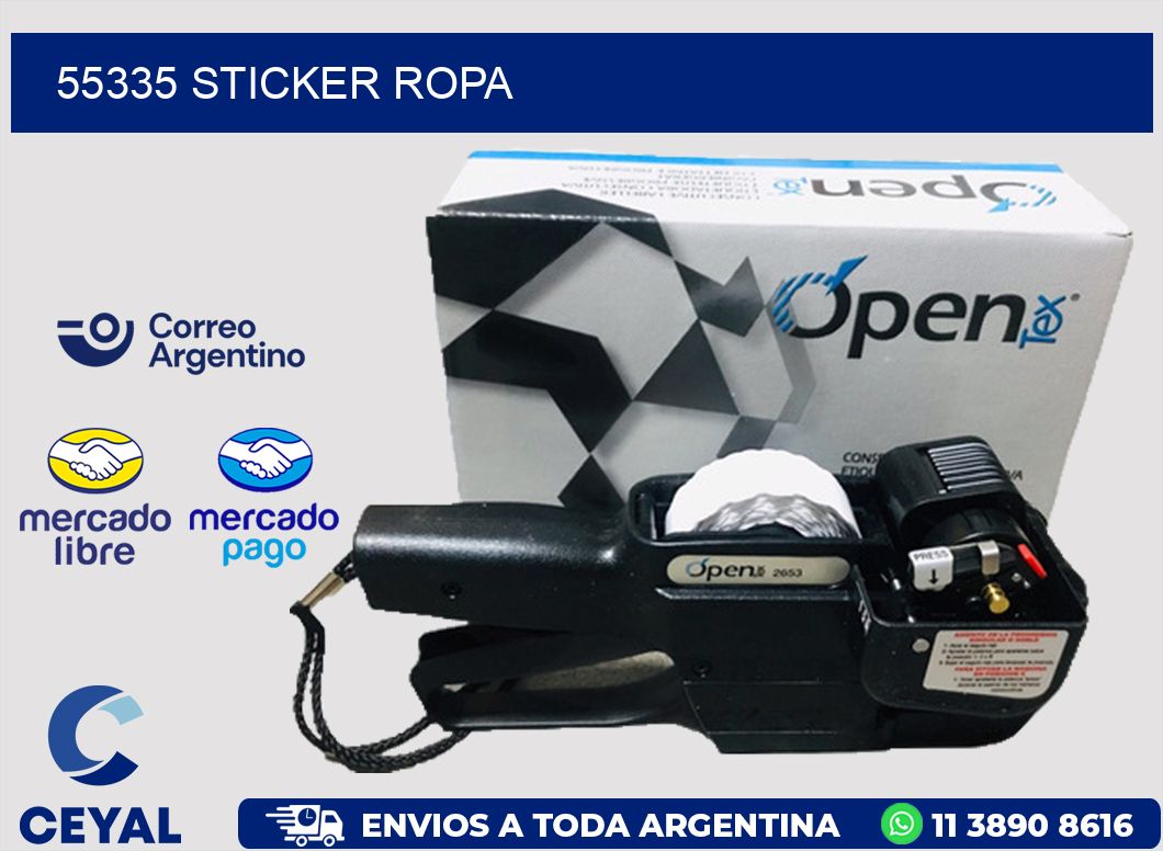 55335 STICKER ROPA