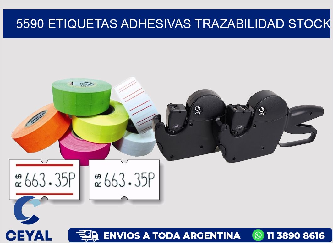 5590 ETIQUETAS ADHESIVAS TRAZABILIDAD STOCK