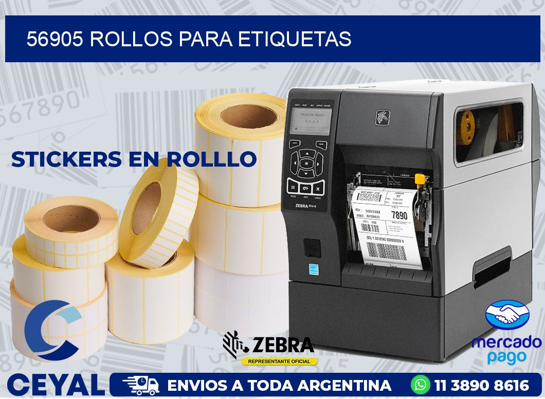 56905 ROLLOS PARA ETIQUETAS
