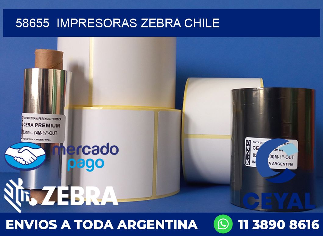 58655 IMPRESORAS ZEBRA CHILE