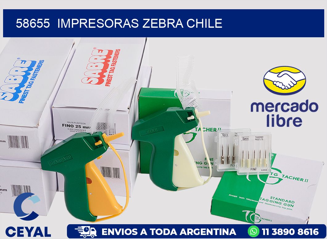 58655 IMPRESORAS ZEBRA CHILE