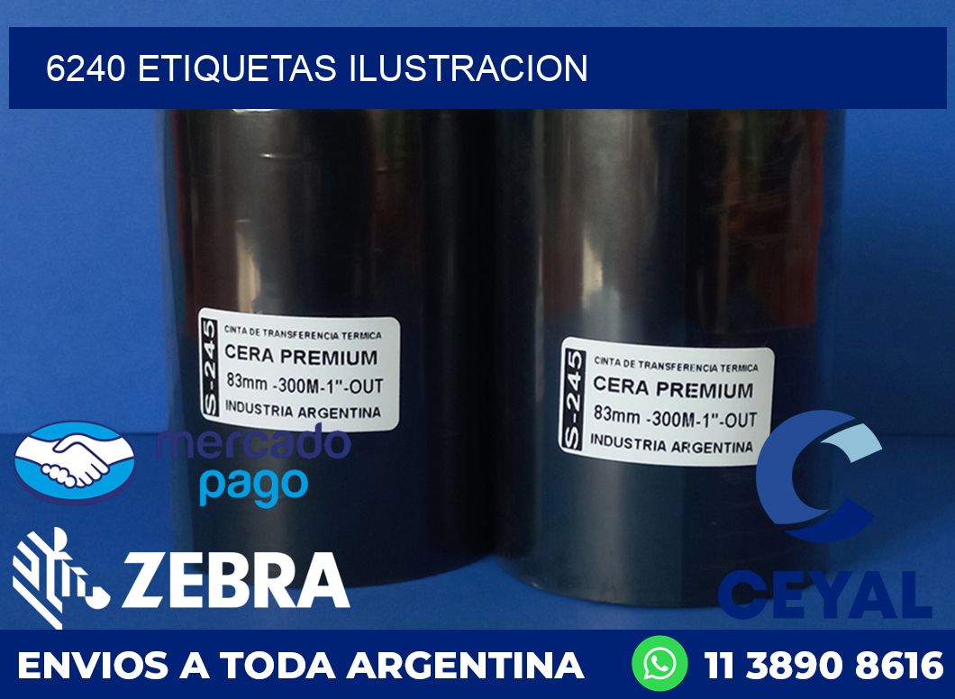 6240 ETIQUETAS ILUSTRACION