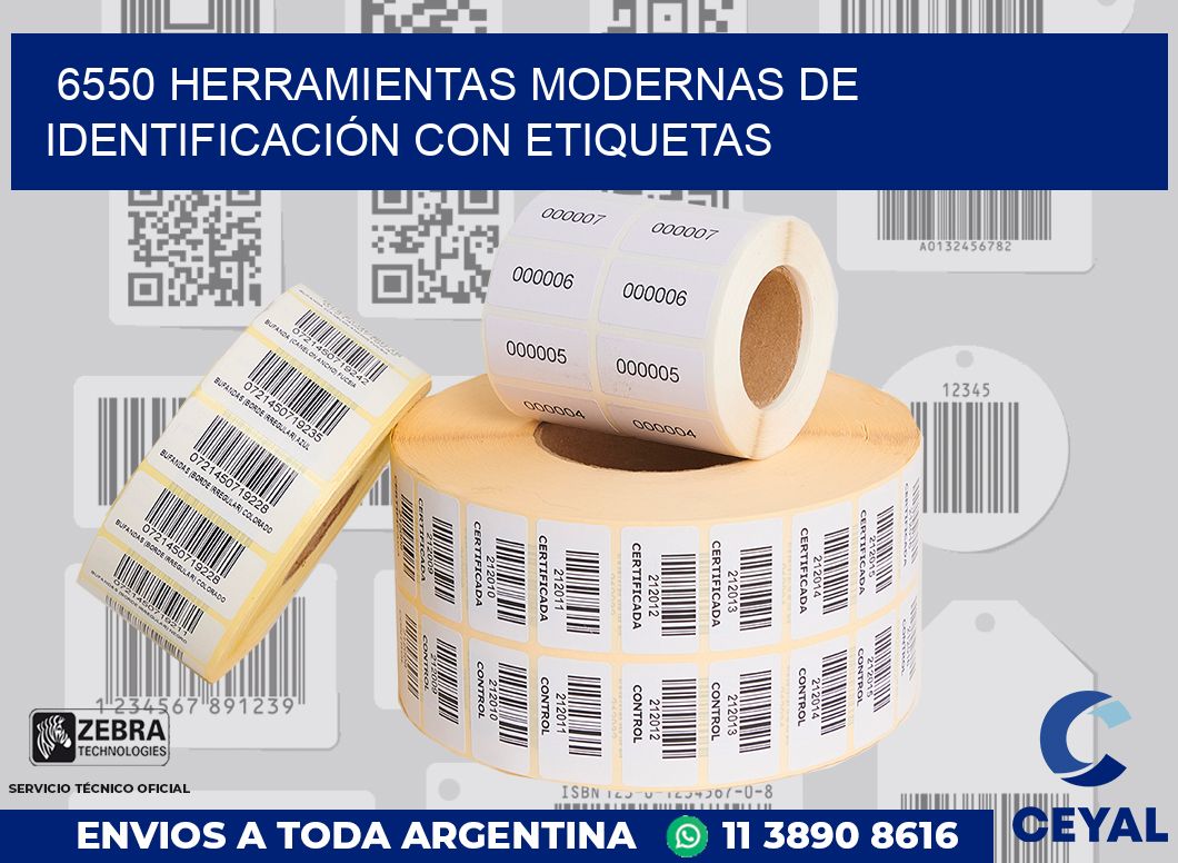 6550 HERRAMIENTAS MODERNAS DE IDENTIFICACIÓN CON ETIQUETAS