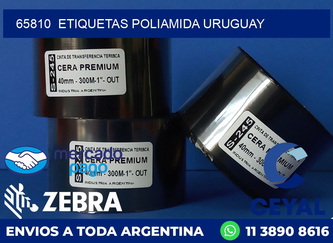 65810  ETIQUETAS POLIAMIDA URUGUAY