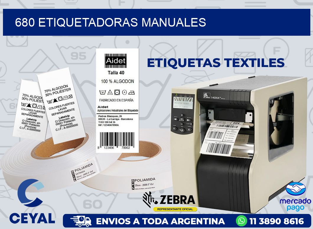 680 ETIQUETADORAS MANUALES