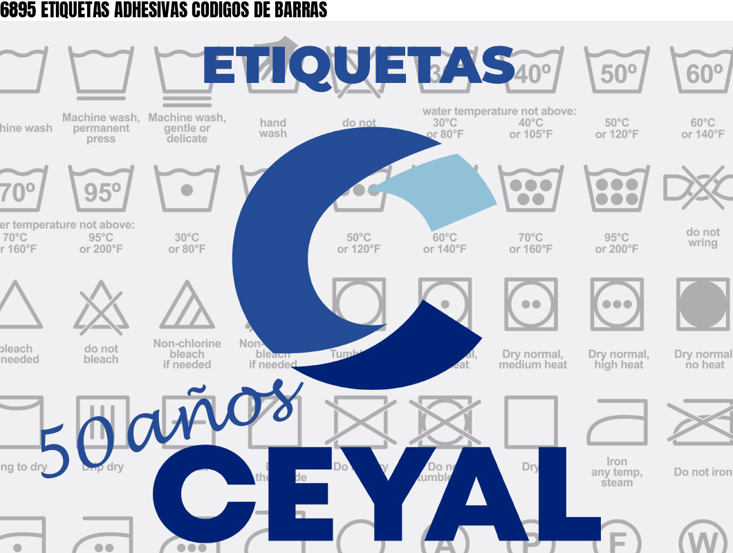 6895 ETIQUETAS ADHESIVAS CODIGOS DE BARRAS
