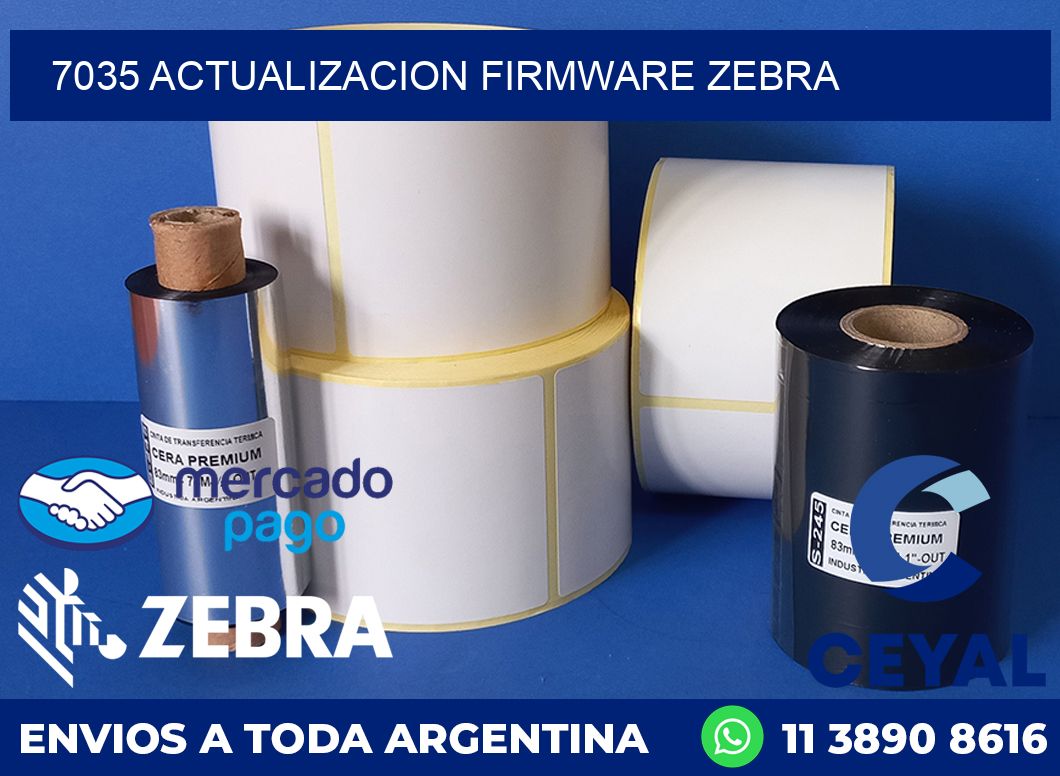 7035 ACTUALIZACION FIRMWARE ZEBRA