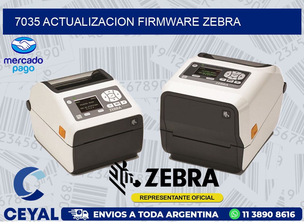 7035 ACTUALIZACION FIRMWARE ZEBRA