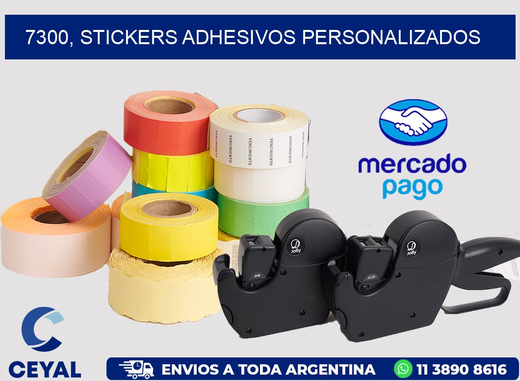 7300, stickers adhesivos personalizados