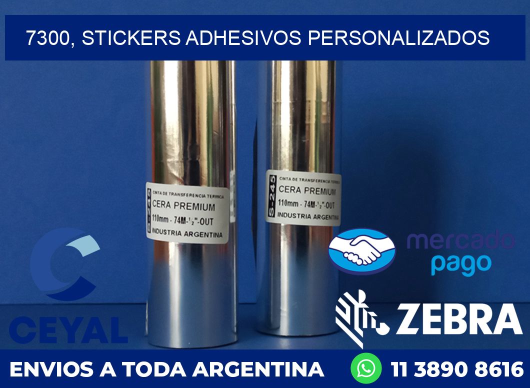 7300, stickers adhesivos personalizados