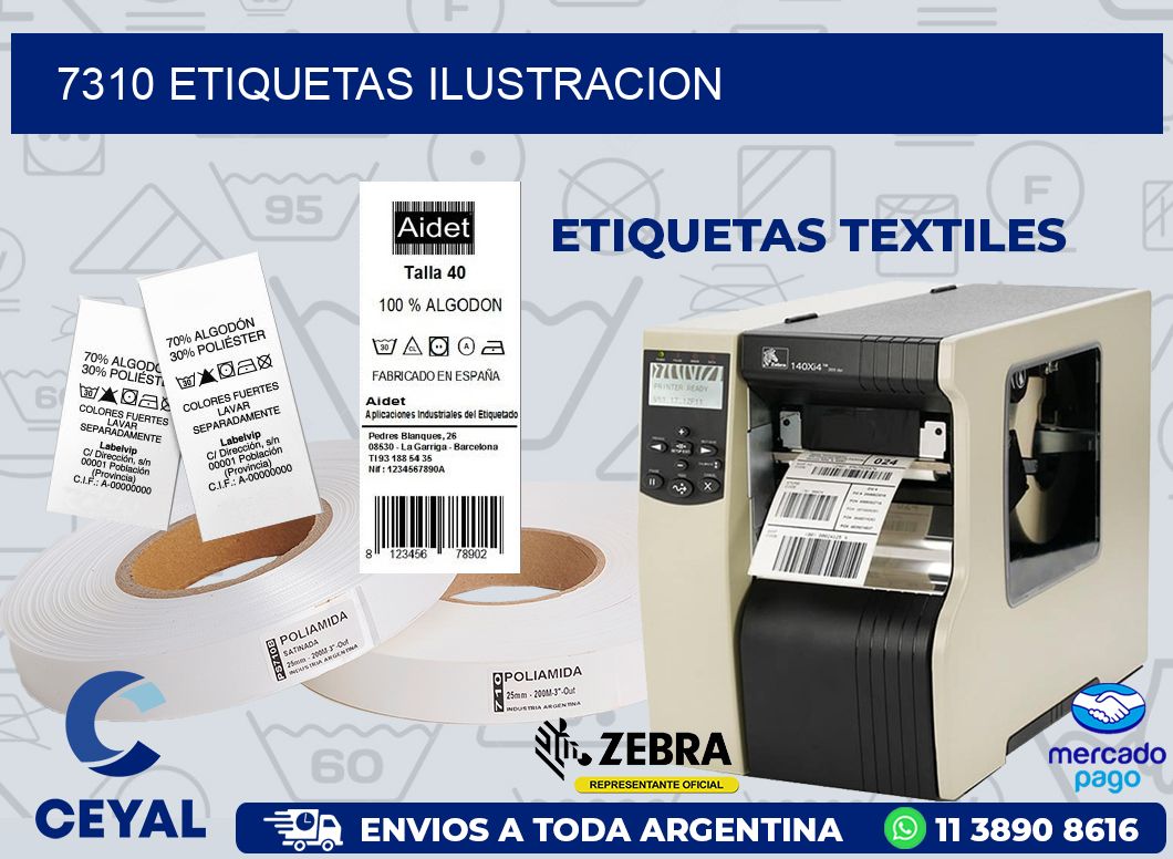 7310 ETIQUETAS ILUSTRACION