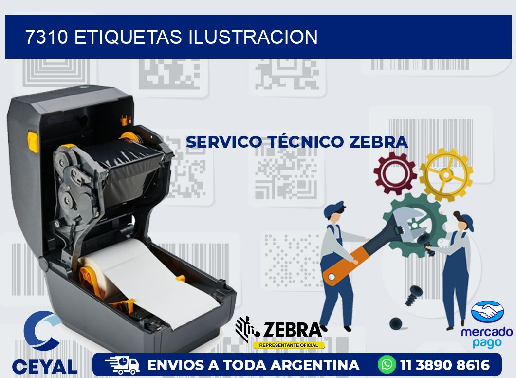 7310 ETIQUETAS ILUSTRACION
