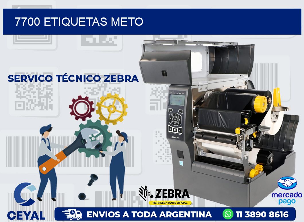 7700 ETIQUETAS METO