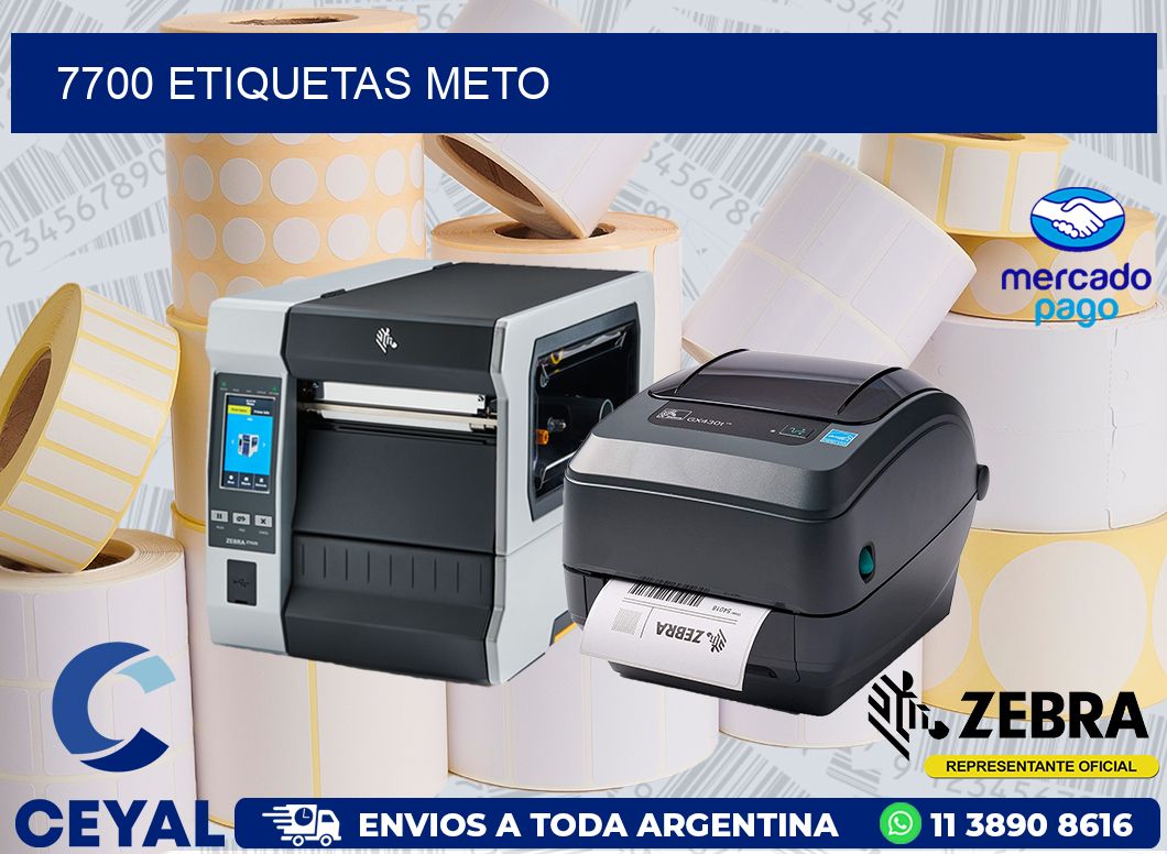 7700 ETIQUETAS METO