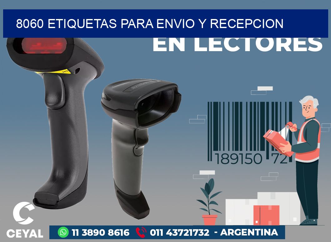 8060 ETIQUETAS PARA ENVIO Y RECEPCION