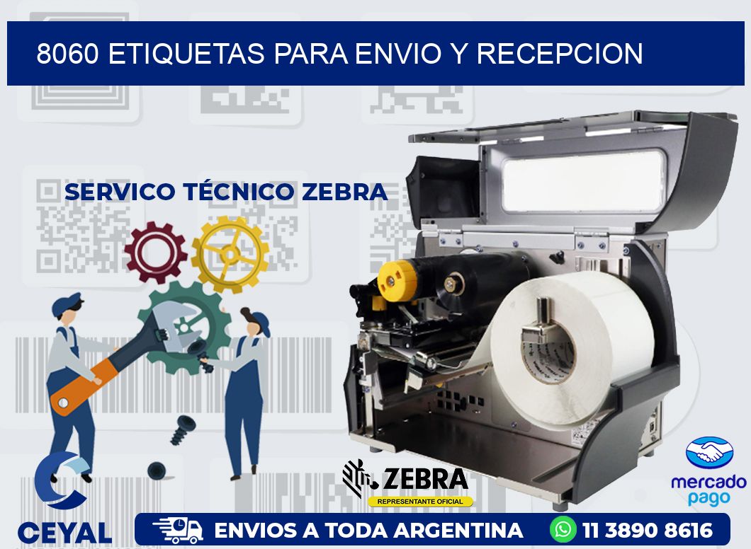 8060 ETIQUETAS PARA ENVIO Y RECEPCION