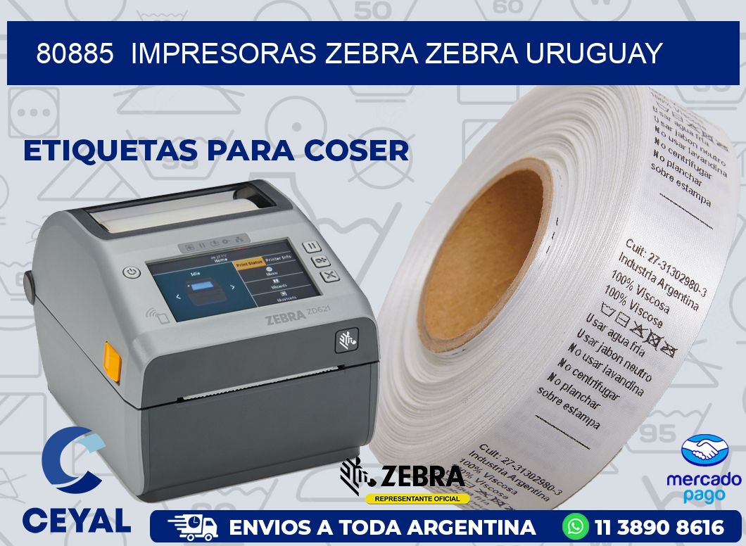 80885  IMPRESORAS ZEBRA ZEBRA URUGUAY