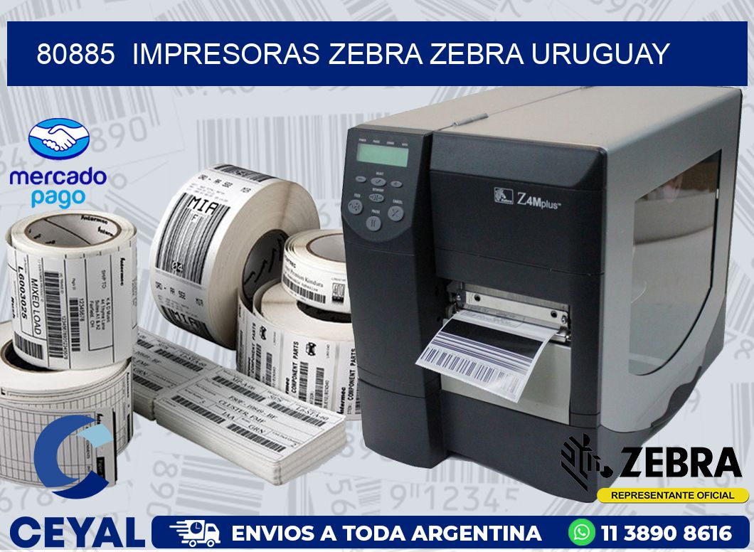 80885  IMPRESORAS ZEBRA ZEBRA URUGUAY