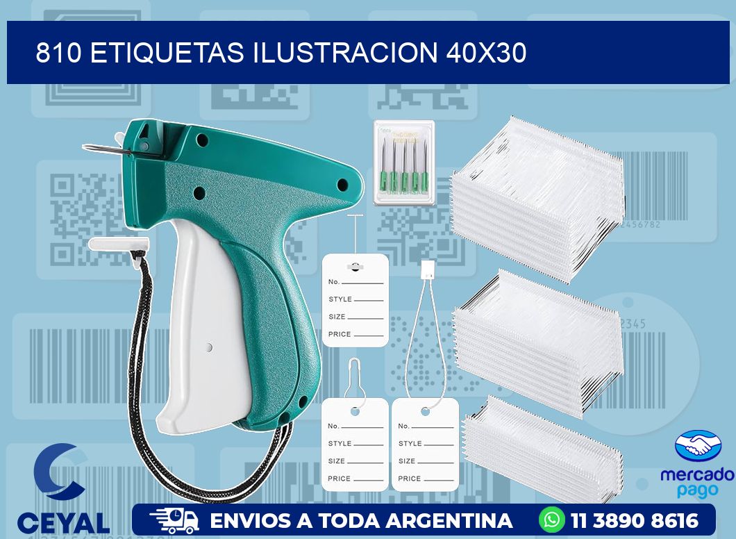 810 ETIQUETAS ILUSTRACION 40X30