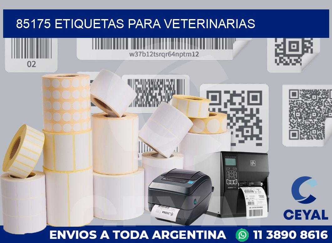 85175 ETIQUETAS PARA VETERINARIAS