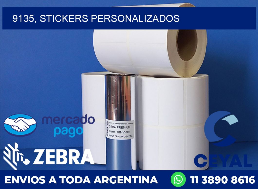 9135, stickers personalizados