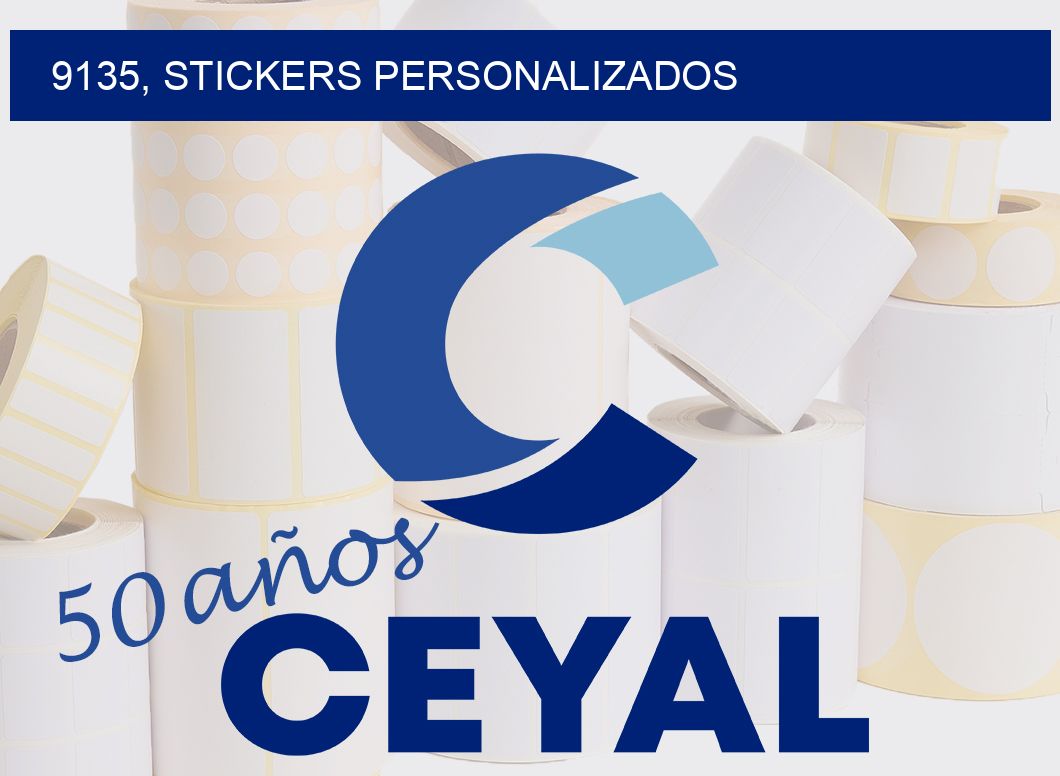 9135, stickers personalizados