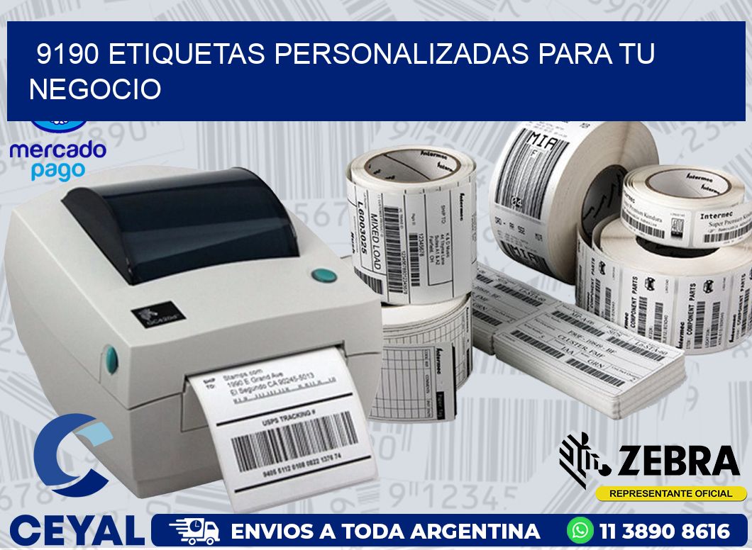 9190 ETIQUETAS PERSONALIZADAS PARA TU NEGOCIO