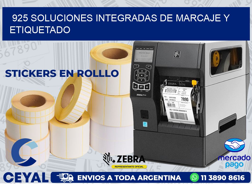 925 SOLUCIONES INTEGRADAS DE MARCAJE Y ETIQUETADO