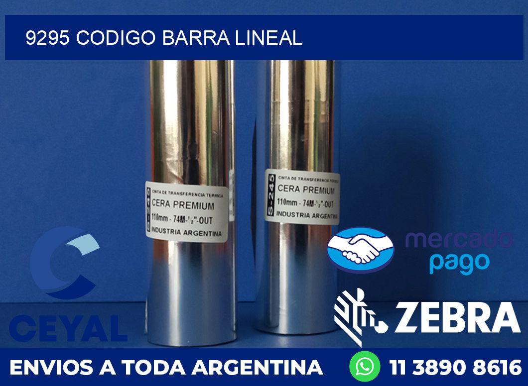 9295 CODIGO BARRA LINEAL