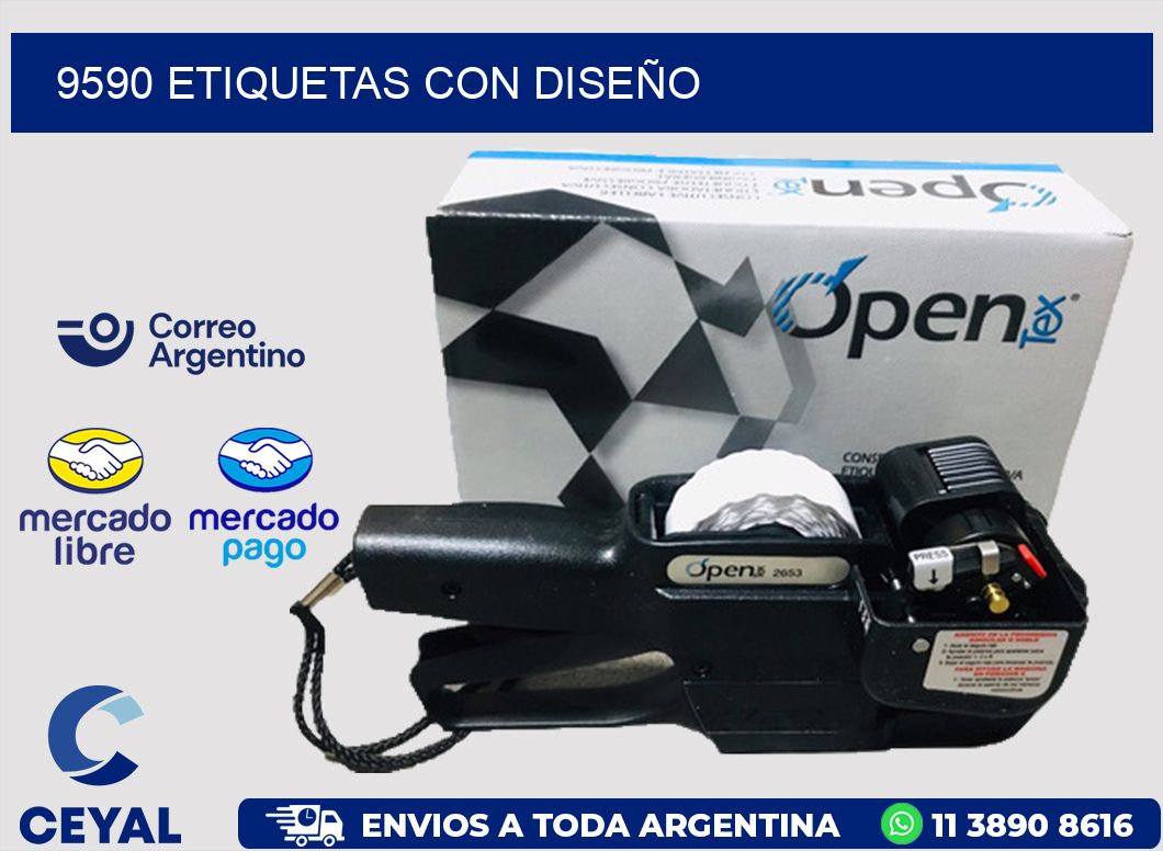 9590 ETIQUETAS CON DISEÑO
