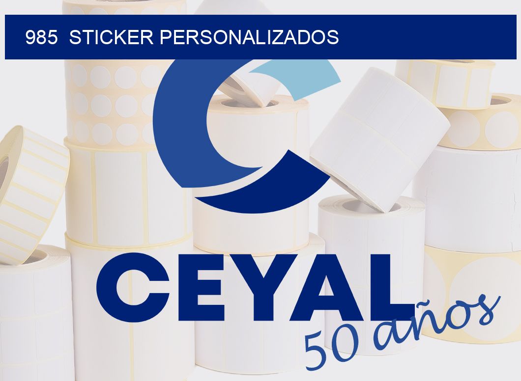985 sticker personalizados