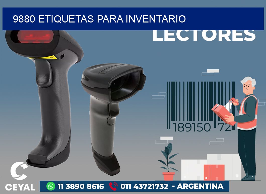 9880 ETIQUETAS PARA INVENTARIO