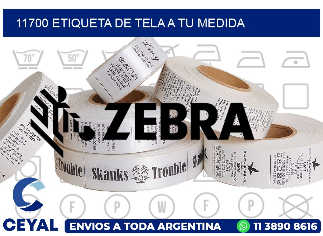 11700 ETIQUETA DE TELA A TU MEDIDA