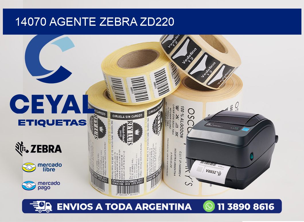 14070 AGENTE ZEBRA ZD220