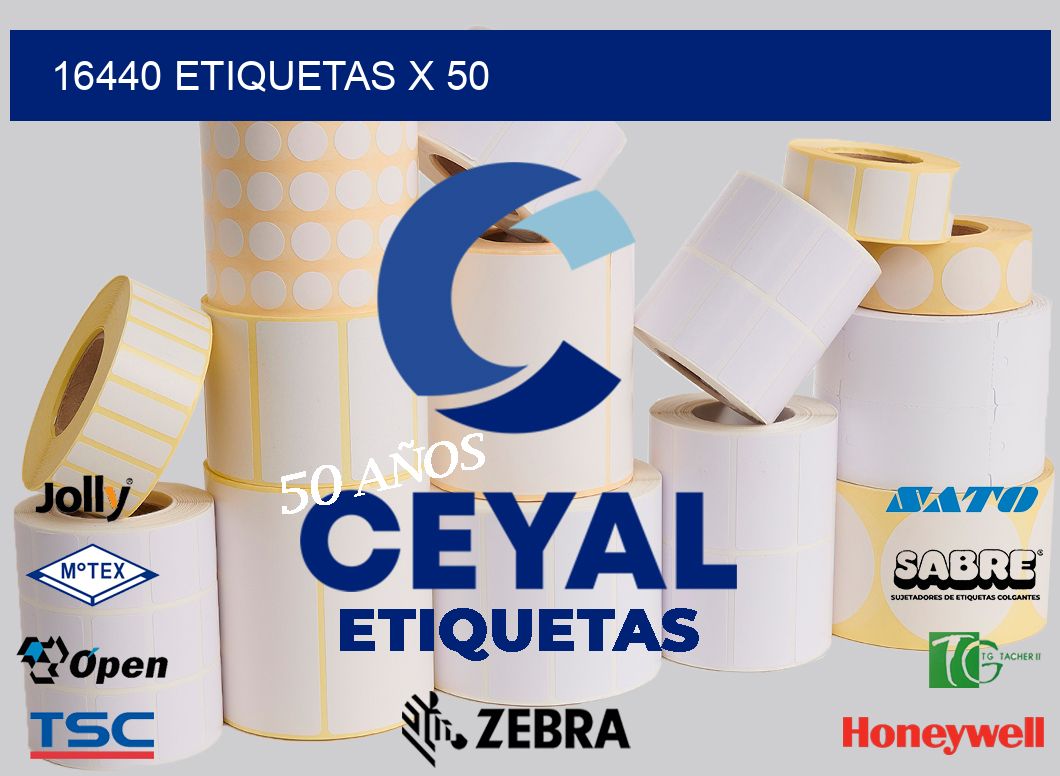 16440 Etiquetas x 50