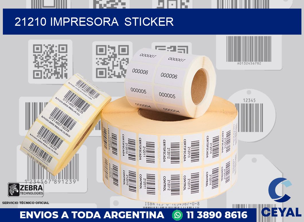 21210 impresora  sticker