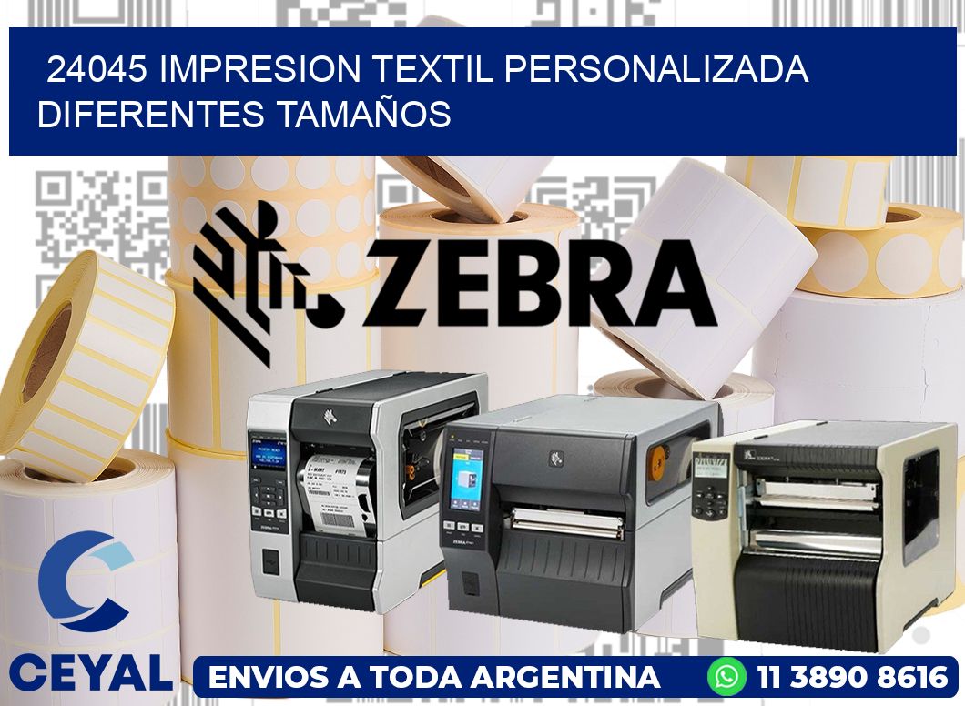 24045 IMPRESION TEXTIL PERSONALIZADA DIFERENTES TAMAÑOS