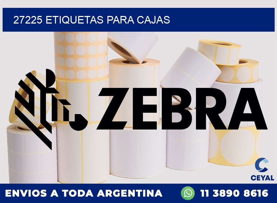 27225 ETIQUETAS PARA CAJAS