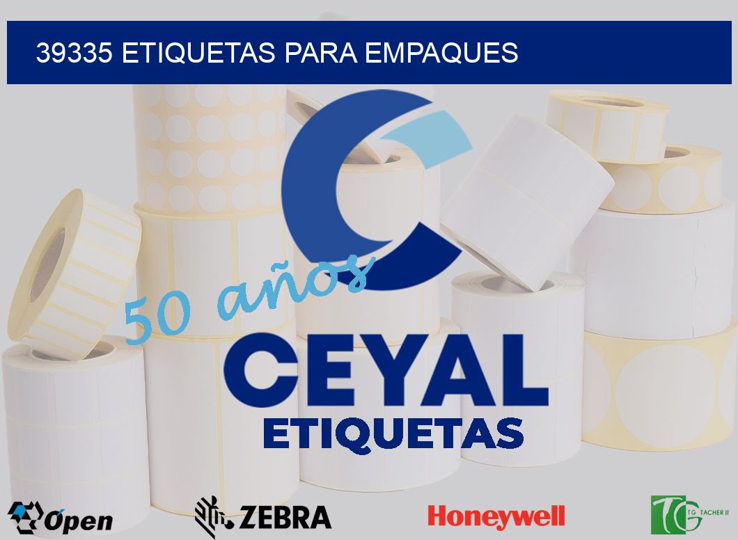 39335 ETIQUETAS PARA EMPAQUES