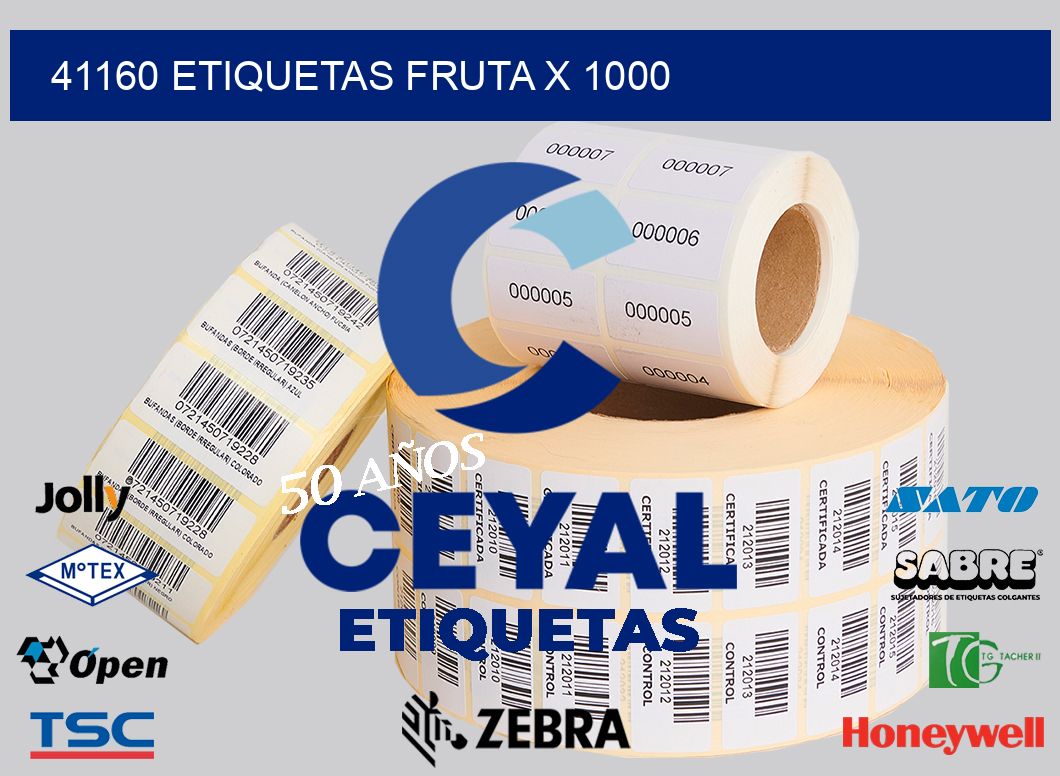 41160 etiquetas fruta x 1000