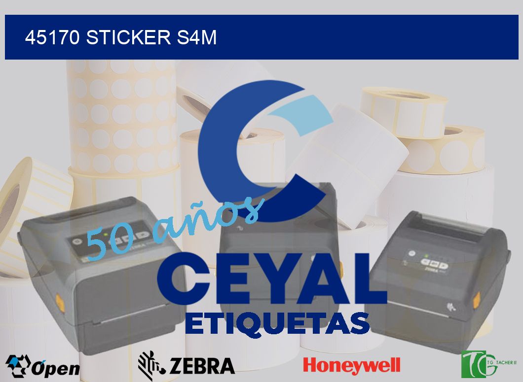 45170 STICKER S4M