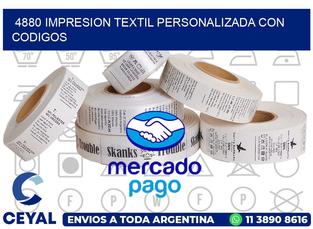 4880 IMPRESION TEXTIL PERSONALIZADA CON CODIGOS