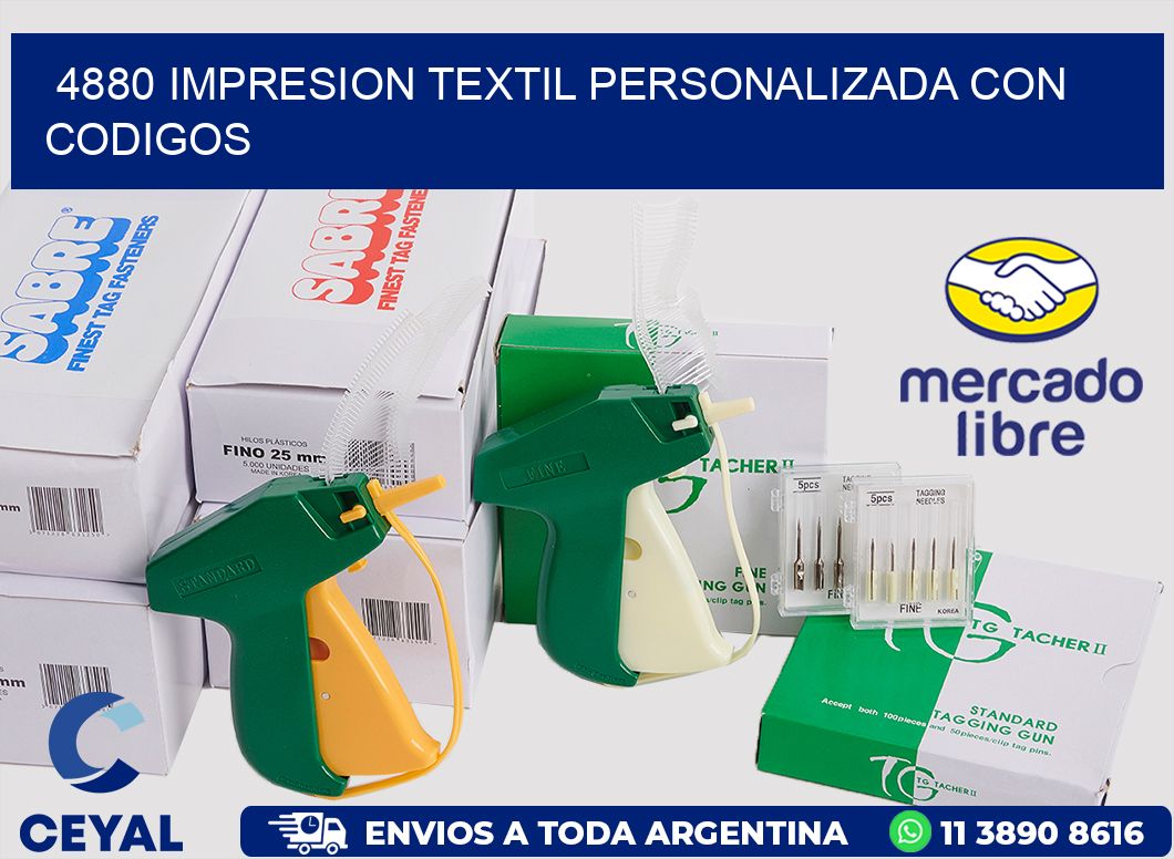 4880 IMPRESION TEXTIL PERSONALIZADA CON CODIGOS