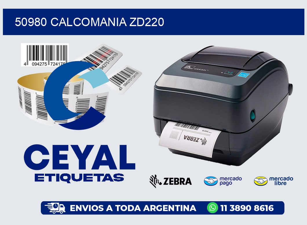 50980 CALCOMANIA ZD220